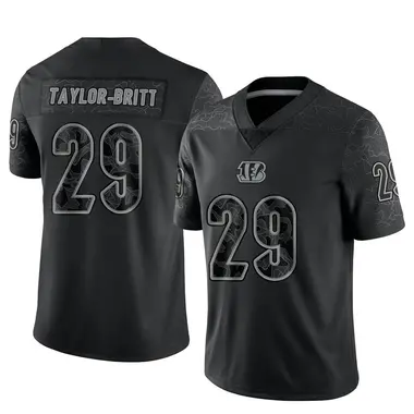 White Women's Cam Taylor-Britt Cincinnati Bengals Limited Color Rush Vapor  Untouchable Jersey