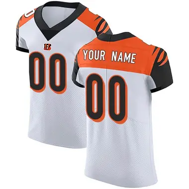 Black Women's Custom Cincinnati Bengals Limited Reflective Jersey