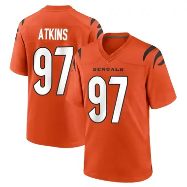 Black Men's Geno Atkins Cincinnati Bengals Elite Team Color Vapor