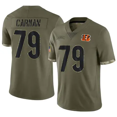 Jackson Carman 79 Cincinnati Bengals Super Bowl LVII Champions Men  Alternate Game Jersey - Orange - Bluefink