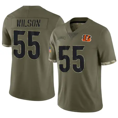 White Women's Logan Wilson Cincinnati Bengals Limited Color Rush Vapor  Untouchable Jersey