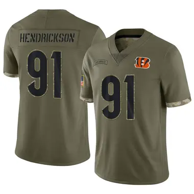 Yawzey Club Trey Hendrickson Signed Bengals Jersey (PBI COA)