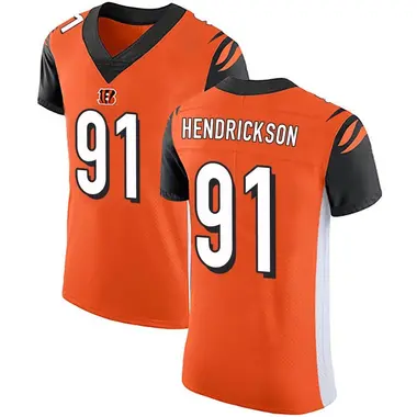 Nike Bengals 91 Trey Hendrickson White Super Bowl LVI Vapor Limited Men  Jersey