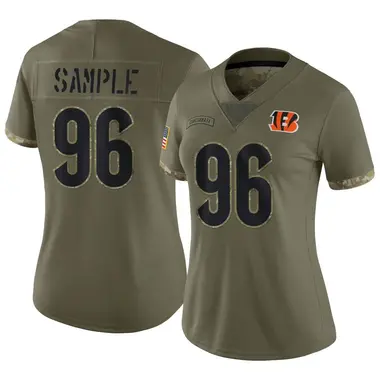 Cam Sample 96 Cincinnati Bengals Super Bowl LVII Champions Men Game Jersey  - Black - Bluefink