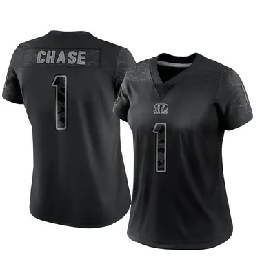 White Men's Ja'Marr Chase Cincinnati Bengals Limited Color Rush Vapor  Untouchable Jersey