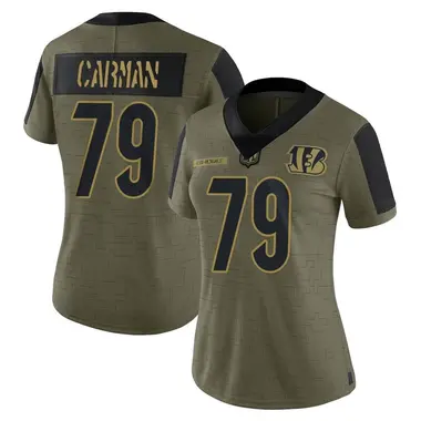 Jackson Carman Name & Number Game Day V-Neck T-Shirt - Black - Tshirtsedge