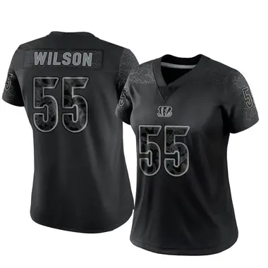 Fanatics (Nike) Logan Wilson Nike Cincinnati Bengals Black Home Game Football Jersey, Black, 100% POLYESTER, Size M, Rally House